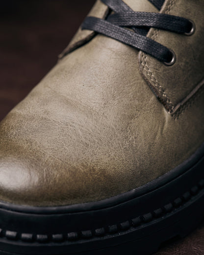Mauro Leather Combat Boot
