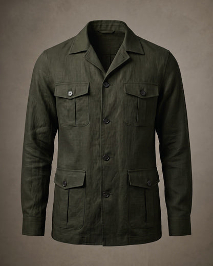 Ramiro Hemp Blend Safari Jacket