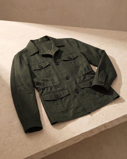 Ramiro Hemp Blend Safari Jacket